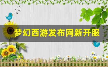 梦幻西游发布网新开服(梦幻西游发布网新开服时间表) (3)