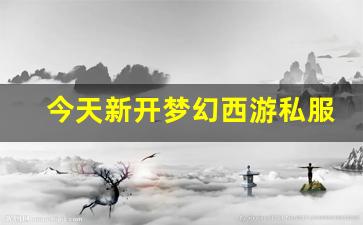 今天新开梦幻西游私服(梦幻西游手游吧) (3)