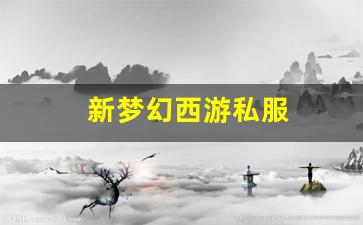 新梦幻西游私服(梦幻