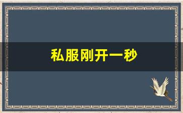 私服刚开一秒(刚开一